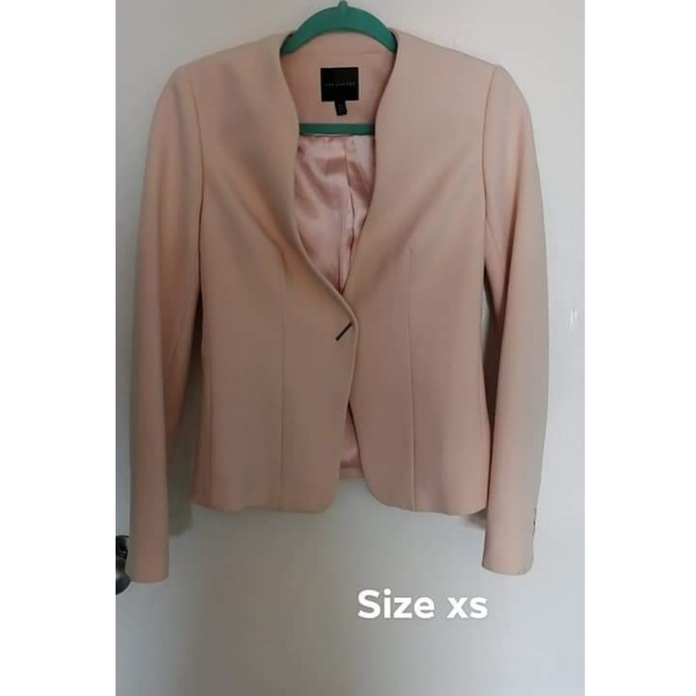The Limited Blush pink modern blazer